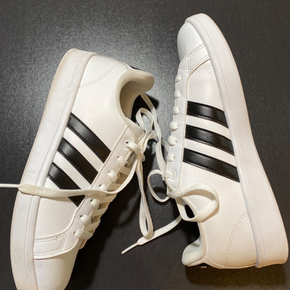 Adidas Neo Cloud Foam Ladies Tennis Shoes Gem